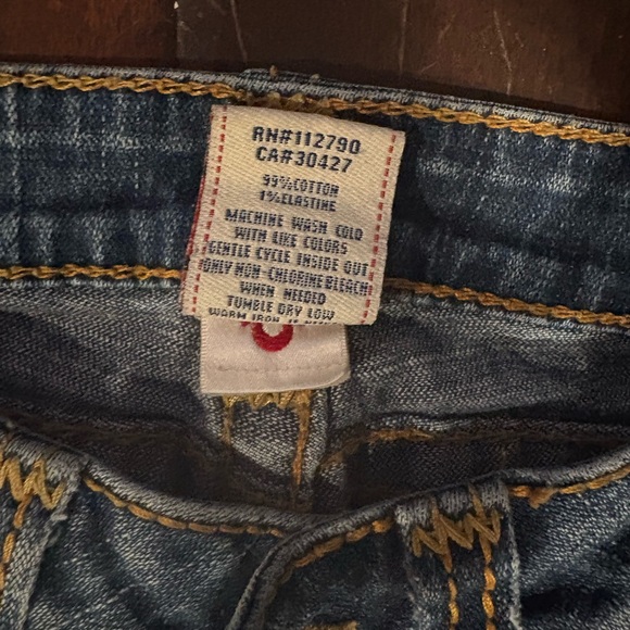 True Religion Classic Blue Straight Jeans - Picture 4 of 5